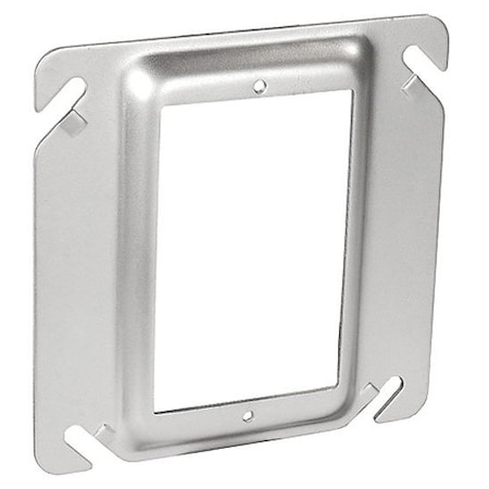 Southwire Device Ring, 1 Gang, Galvanized Steel, Square Box Type 52C62